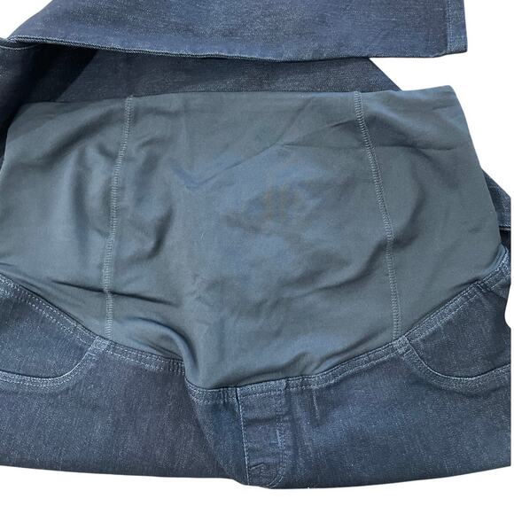 Isabel Maternity by Ingrid Low Rise Relaxed Ankle Jegging Power, Dark Wash, 14 - Picture 6 of 7